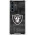NFL Las Vegas Raiders Black & White Galaxy S23 FE Clear Case